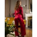 Pyjama Manches Longues & Pantalon en Soie, Soie Unique, Marjolaine 3SOI5533-0005