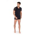 Tee-Shirt Col V, Loulou, Hom 402363-0004