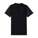 Tee-Shirt Col V, Loulou, Hom 402363-0004