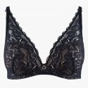 Plunge bra Foulard, Rosessence, Aubade HK81-NOIR