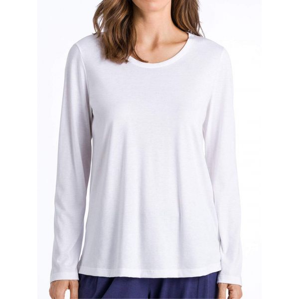 T-Shirt Manches Longues Col Rond, Sleep & Lounge, Hanro, 077844-0101