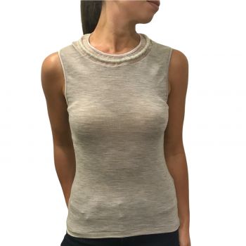 Top Sans Manches, Life, Laine-Soie, Madiva LIFE S/M-142