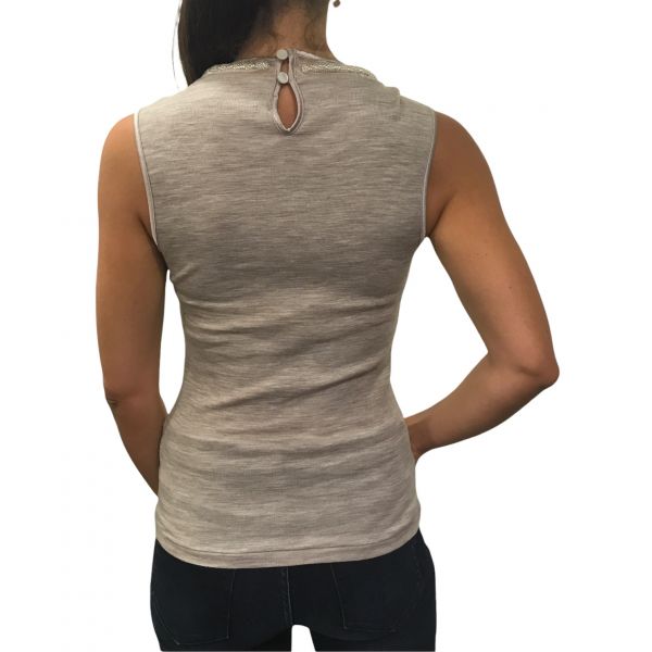 Top Sans Manches, Life, Laine-Soie, Madiva LIFE S/M-142