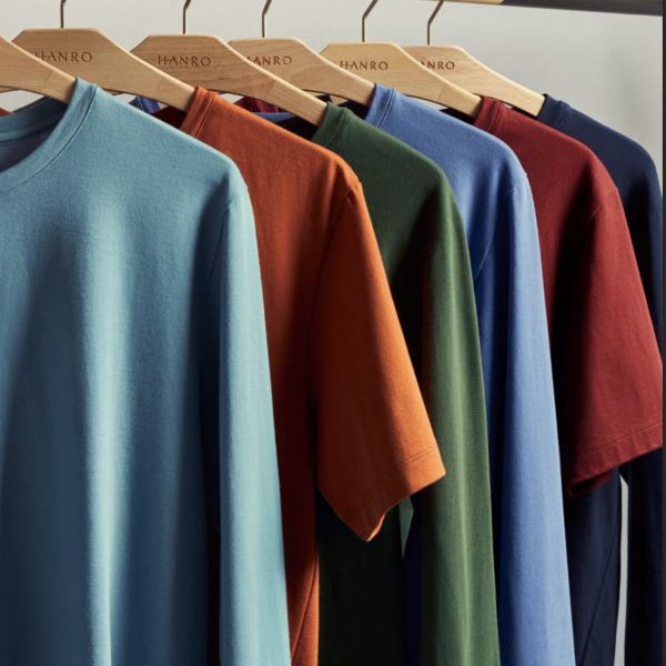 Tee-Shirt Col Rond Manches Courtes 100%Coton, Living Shirt, Hanro 075050-1456