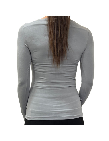 Long Sleeved Sweater Boat Neck Micro Modal, Venere, Softy Madiva VENERE-BARCHET