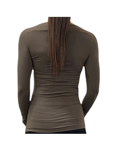Long Sleeved Sweater Boat Neck Micro Modal, Venere, Softy Madiva VENERE-BARCHET