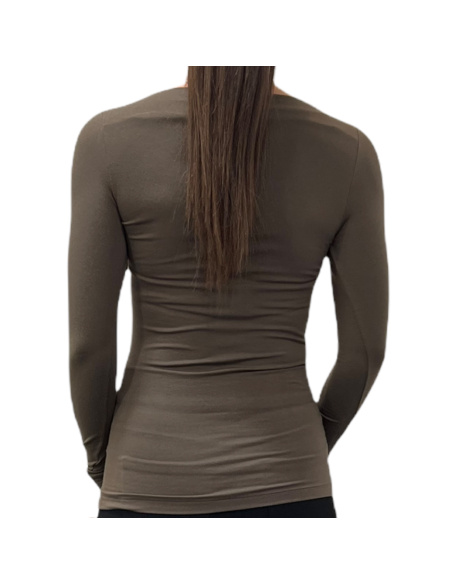 Pull Col Bateau Manches Longues Micro Modal, Venere, Softy Madiva VENERE-BARCHETTA