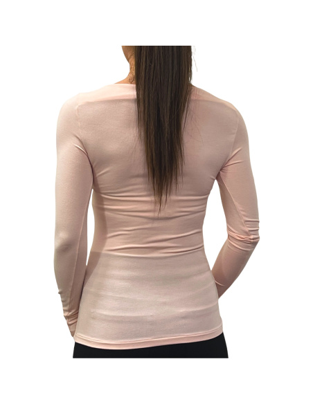 Long Sleeved Sweater Boat Neck Micro Modal, Venere, Softy Madiva VENERE-BARCHET