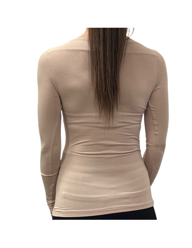Long Sleeved Sweater Boat Neck Micro Modal, Venere, Softy Madiva VENERE-BARCHET