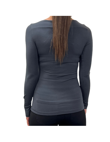 Long Sleeved Sweater Boat Neck Micro Modal, Venere, Softy Madiva VENERE-BARCHET