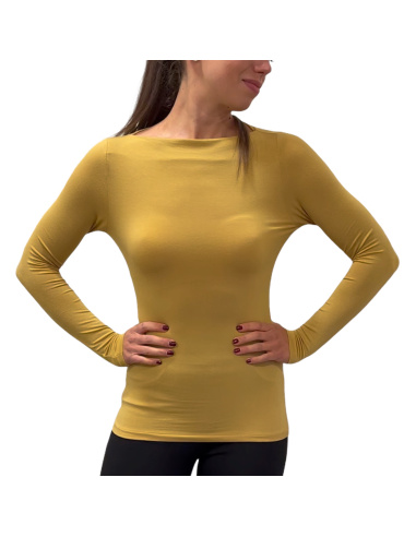 Pull Col Bateau Manches Longues Micro Modal, Venere, Softy Madiva VENERE-BARCHETTA