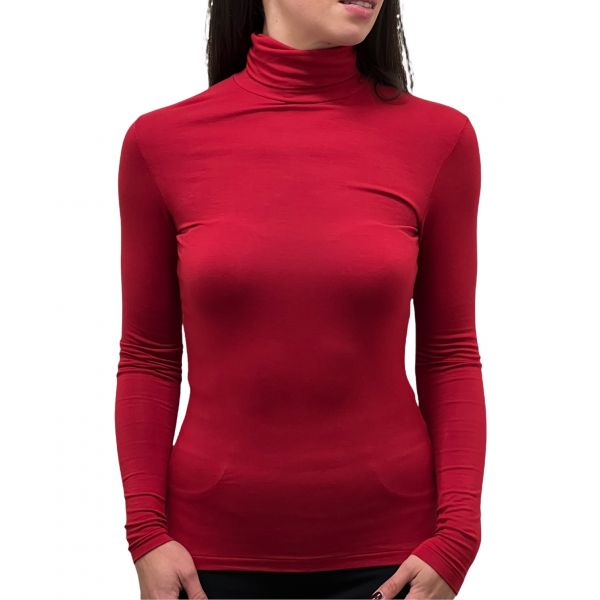 Turtle Neck Long Sleeved Sweater Micro Modal, Venere, Softy Madiva VENERE-DOLCETTO