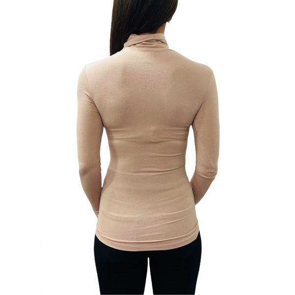 Pull Col Roulé Manches Longues Micro Modal, Venere, Softy Madiva VENERE-DOLCEVITA
