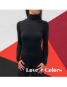 Turtle Neck Long Sleeved Sweater Micro Modal, Venere, Softy Madiva VENERE-DOLCETTO