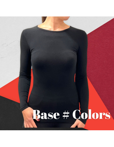 Pull Col Rond Manches Longues Micro Modal, Venere, Softy Madiva VENERE-TSHIRT