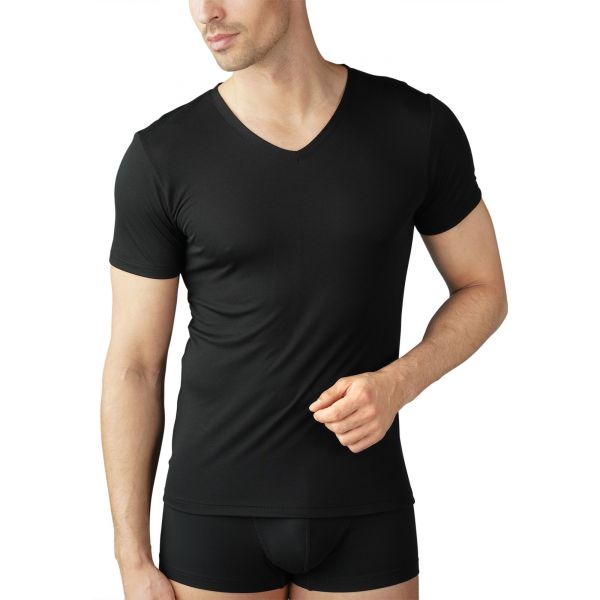 T-Shirt Col V, Modal Supérieur, Mey 34066-123