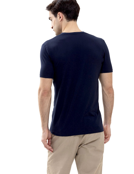 T-Shirt Hybrid Col Rond, Mey 30037-123