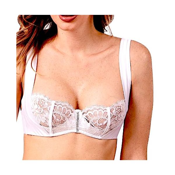 HALF-CUP BRA, Marlène, Prélude YS301-BLANC