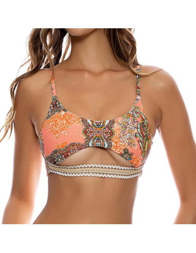 Maillot De Bain Bandeau Ouvert, Seaschell Jewel, Luli Fama L711K35-111
