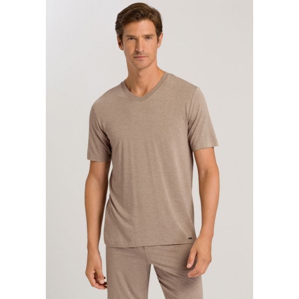 Tee-Shirt Manches Courtes Col V, Casuals, Hanro 075035-1755