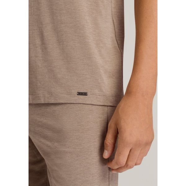 Tee-Shirt Manches Courtes Col V, Casuals, Hanro 075035-1755