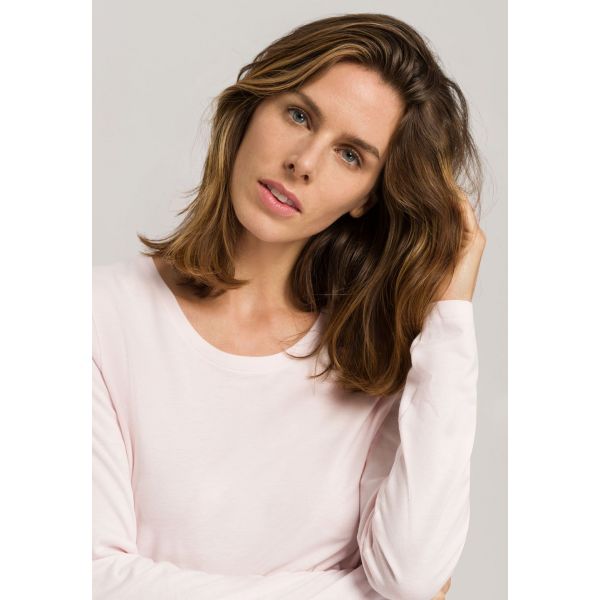 T-Shirt Manches Longues Col Rond, Sleep & Lounge, Hanro, 077844-1347