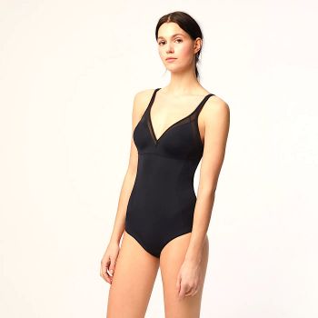 Non-wired bodysuit, Perfect Shadow - Noir, Gemma de Lou 67177-030