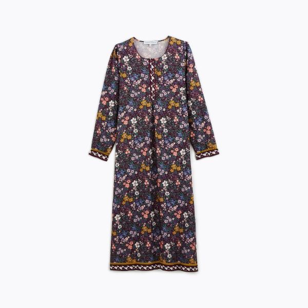 Chemise De Nuit Longue Manches Longues, Mabon-Grenat, Laurence Tavernier 2221141