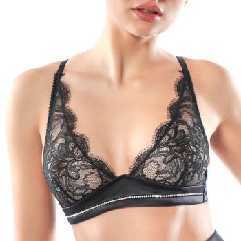 Soutien-Gorge Triangle, Valse, Prélude YS324-NOIR