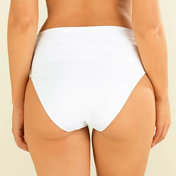 Bas De Maillot Slip Taille Haute, Tobago, Pain De Sucre TOBAGO61-BLANC