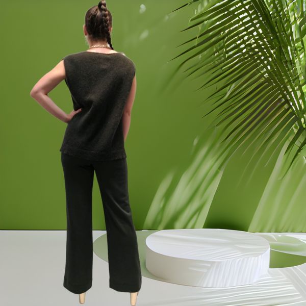 Pull Manches Courtes Col V 70% Alpaca, Oscalito 6710