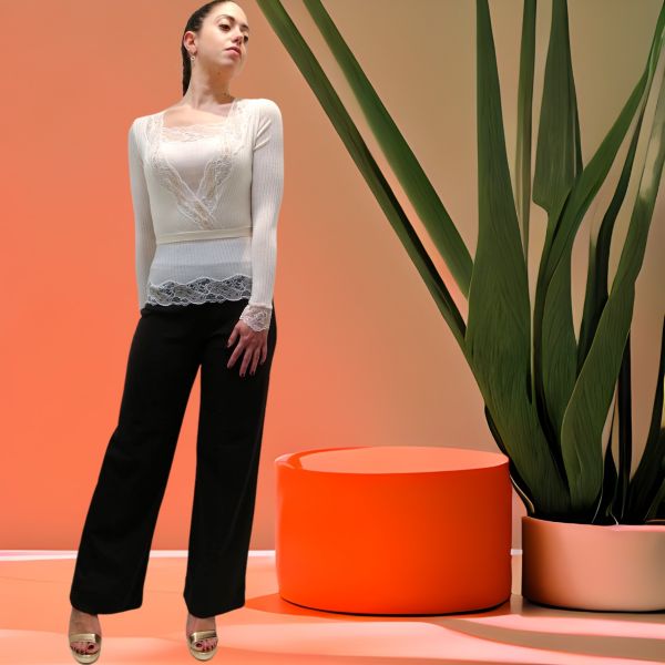 Cache Coeur Laine & Soie, Oscalito 6636-012