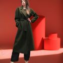 Long wool coat, Lou AndreaLOU202208-BRONZE