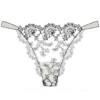 Slip Brésilien, Damasque, Ambra 1177-590 2