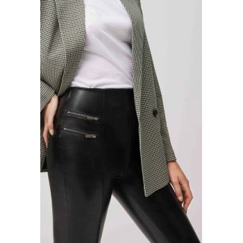 Leggings Faux Cuir , Ysabel Mora 70163-NOIR 2