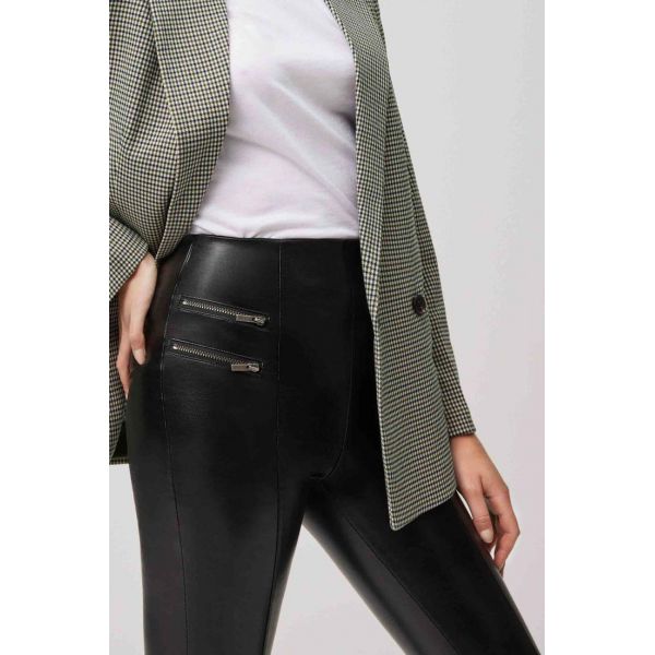 Leggings Faux Cuir , Ysabel Mora 70163-NOIR