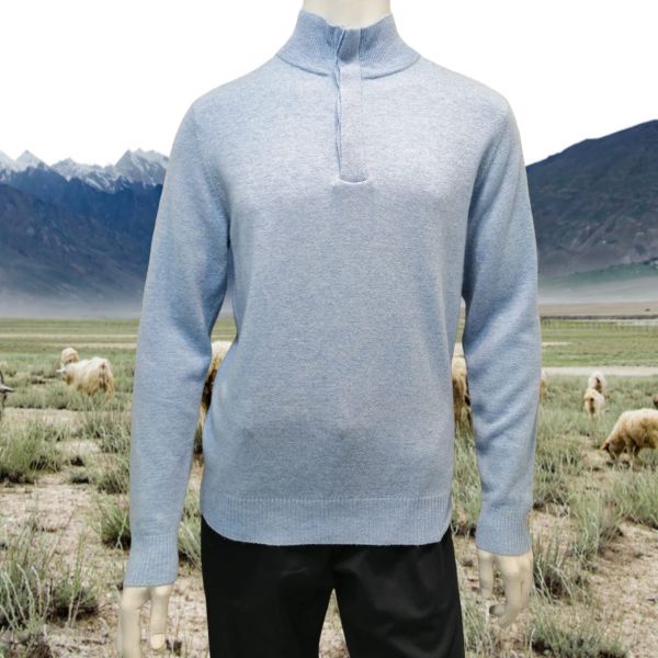 Pull 100% Cachemire, Estheme MEN7205H-2925 CIEL