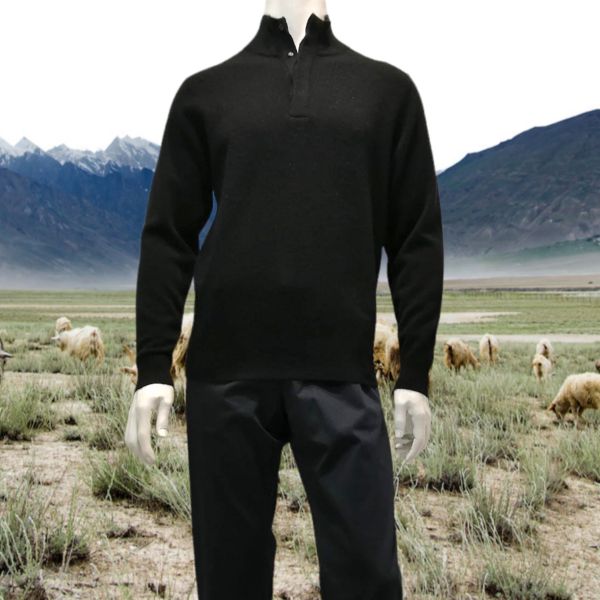 Pull 100% Cachemire, Estheme MEN7205H-6148 NOIR