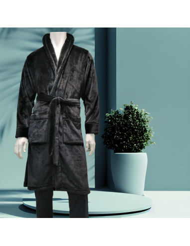 Robe De Chambre, Gonzalo, Peignora 21H23003-NOIR