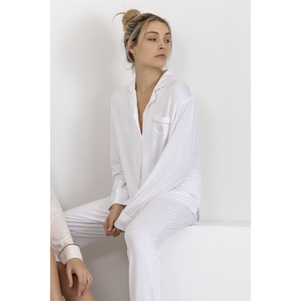 Pyjama Pantalon & Manches Longues Boutonné, Admas 55840