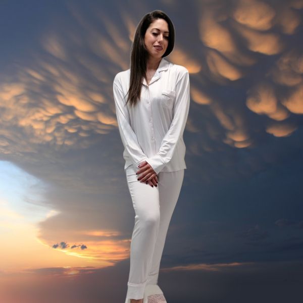 Pyjama long Boutonné, Admas 55840