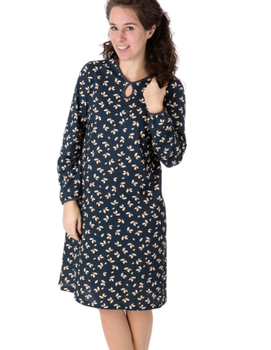 Chemise De Nuit Manches Longues, Karitta, Peignora 13H23035