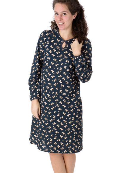 Chemise De Nuit Manches Longues, Karitta, Peignora 13H23035