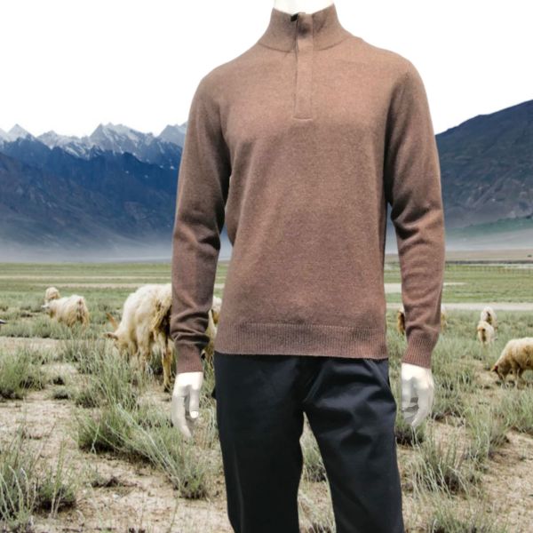 Pull 100% Cachemire, Estheme MEN7205H-3156 CAFE