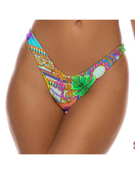 Maillot De Bain Brésilien Reversible, Positano, Luli Fama L731N50-111