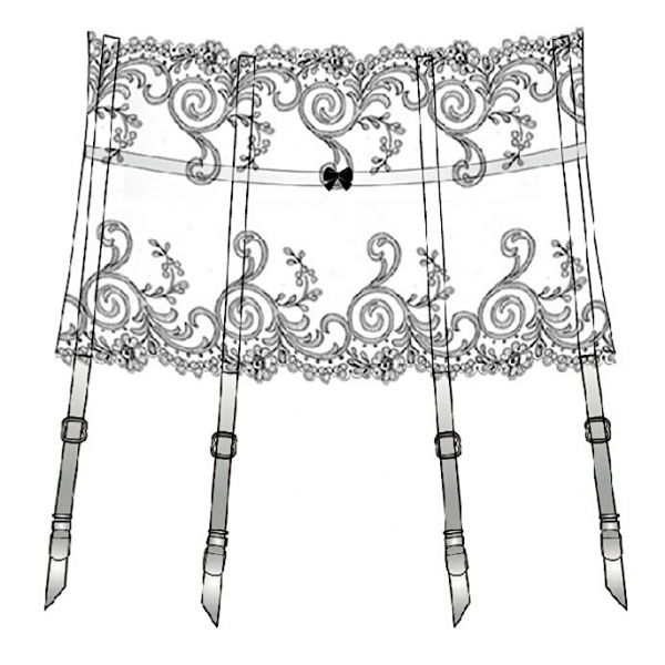 Porte-Jarretelle, New Diamond, Ambra 1837-585