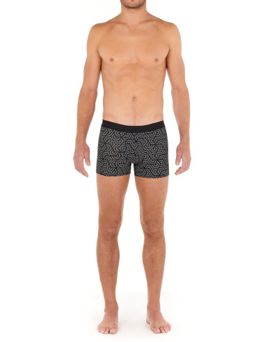 Boxer Brief, Cotonou - Imprimé Noir, Hom 402399-P004