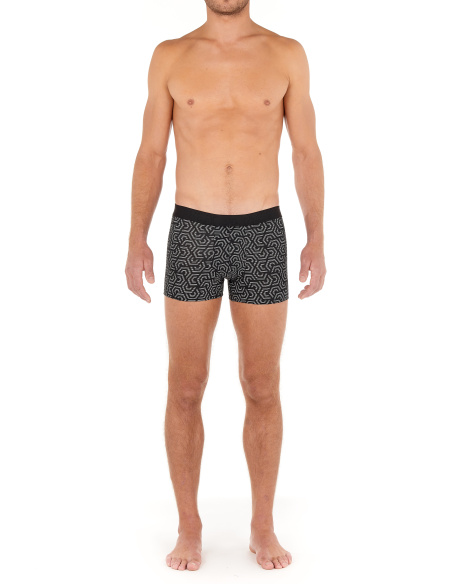 Boxer Brief, Cotonou - Imprimé Noir, Hom 402399-P004