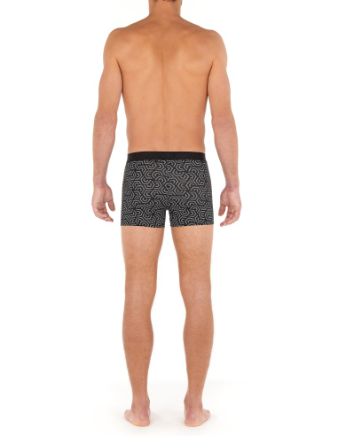 Boxer Brief, Cotonou - Imprimé Noir, Hom 402399-P004