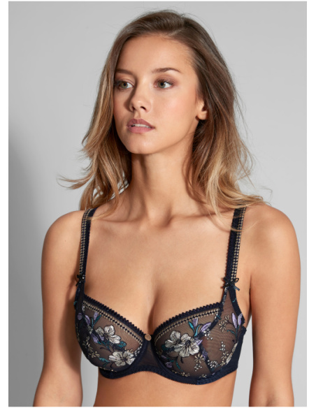 Half Cup Bra, Lauren, Empreinte 08218-NUIT